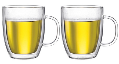 Набор чашек с двойными стенками Bodum Bistro 0,45 л, 2 шт, прозрачный (10606-10) фото