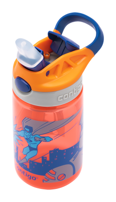 Бутылка для воды детская Contigo Gizmo Flip 420 мл оранжевая (2116115) фото